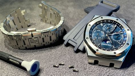 replaisment strap and convertion audemars piguet|audemars piguet strap change.